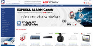 E-shop Express alarm Czech od ABRA Software