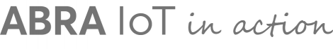 Logo ABRA IoT in action