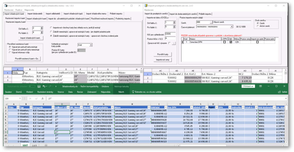 Import dat v ERP systému ABRA Gen