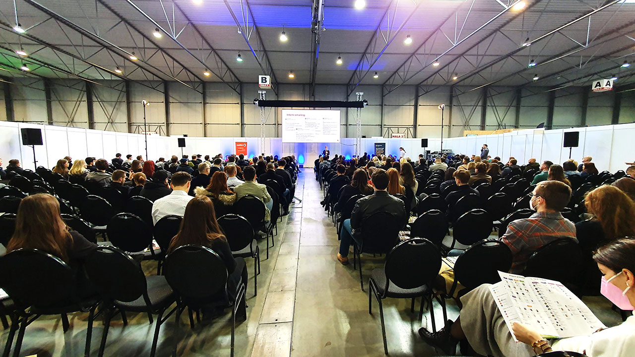 Konferenčná sála na veľtrhu Czech On-line Expo 2022