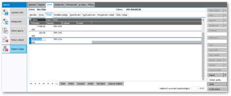 Vytvoření ostatního dokladu pro snadnou platbu DPH
