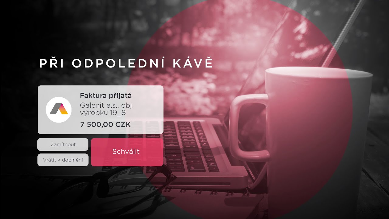 Schvalování dokladů v ERP ABRA Gen