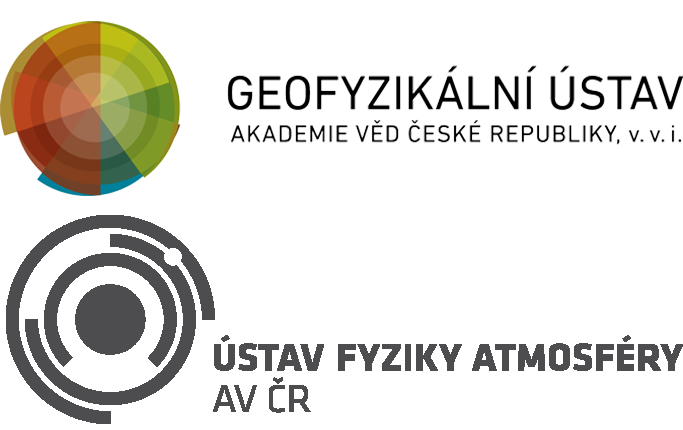 Logo Geofyzikální ústav a Ústav fyziky atmosféry Akademie věd ČR