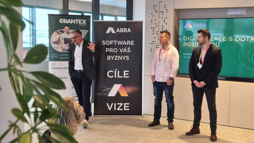 Workshop o dotacích na ERP v Praze - ABRA SOftware a Grantex